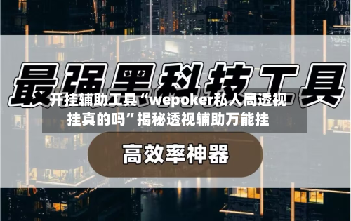 开挂辅助工具“wepoker私人局透视挂真的吗”揭秘透视辅助万能挂-第2张图片