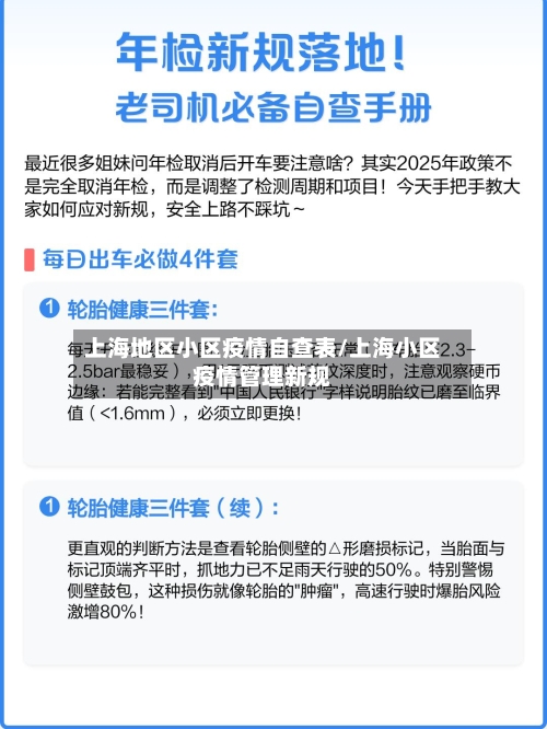 上海地区小区疫情自查表/上海小区疫情管理新规-第3张图片