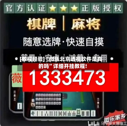 [教程经验]“微乐北京透视软件是真的吗”详细开挂教程!-第3张图片