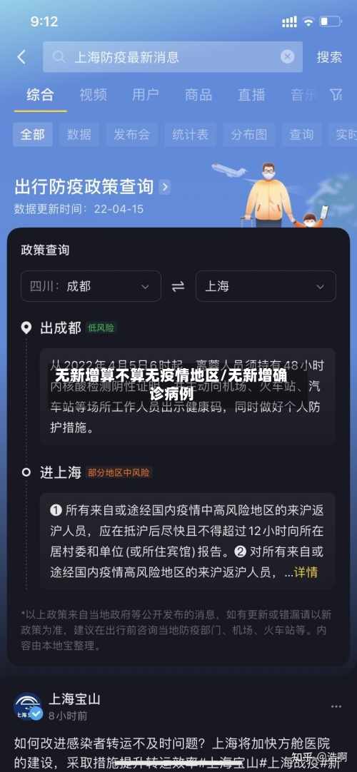 无新增算不算无疫情地区/无新增确诊病例