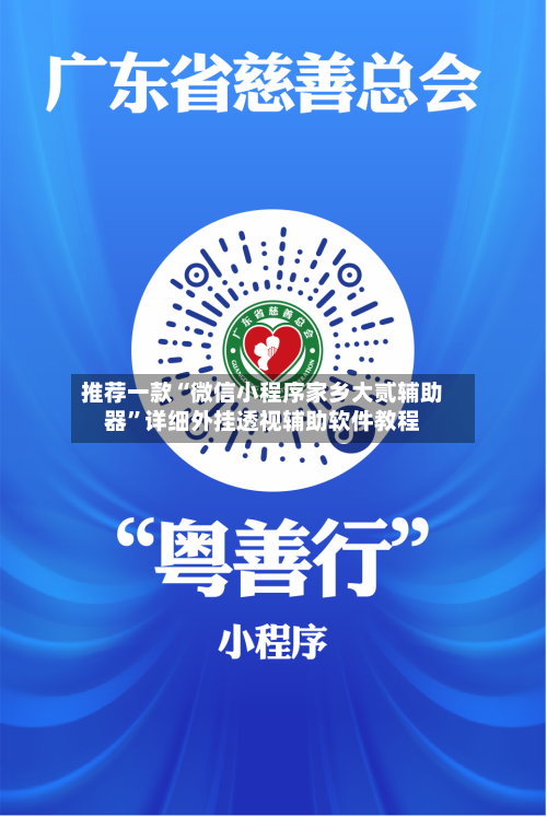 推荐一款“微信小程序家乡大贰辅助器”详细外挂透视辅助软件教程-第2张图片