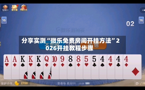 分享实测“微乐免费房间开挂方法”2026开挂教程步骤-第3张图片