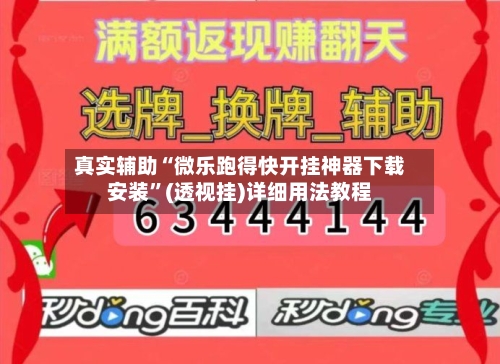 真实辅助“微乐跑得快开挂神器下载安装”(透视挂)详细用法教程-第3张图片