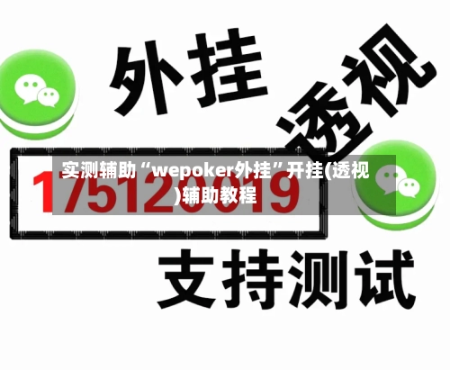 实测辅助“wepoker外挂”开挂(透视)辅助教程