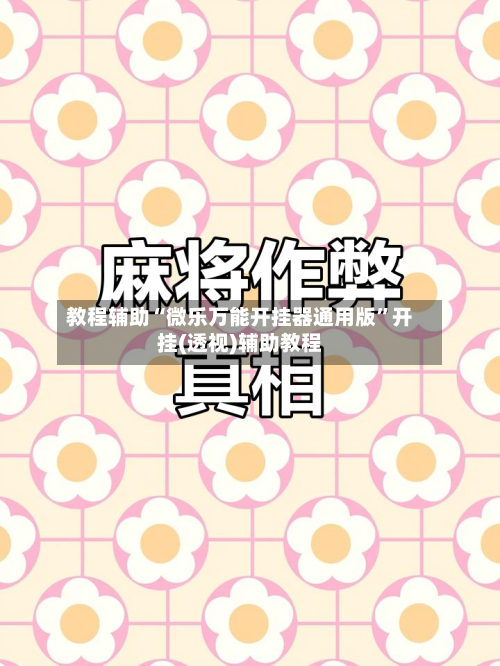 教程辅助“微乐万能开挂器通用版”开挂(透视)辅助教程-第2张图片