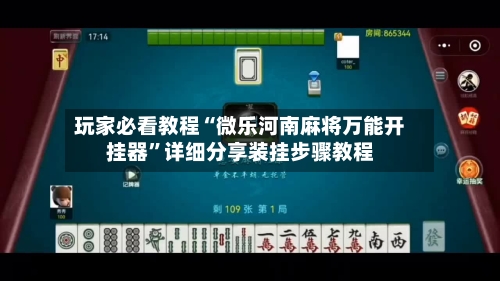 玩家必看教程“微乐河南麻将万能开挂器”详细分享装挂步骤教程-第2张图片