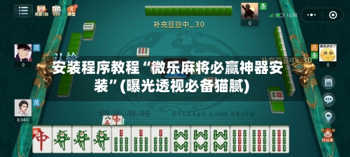 安装程序教程“微乐麻将必赢神器安装”(曝光透视必备猫腻)