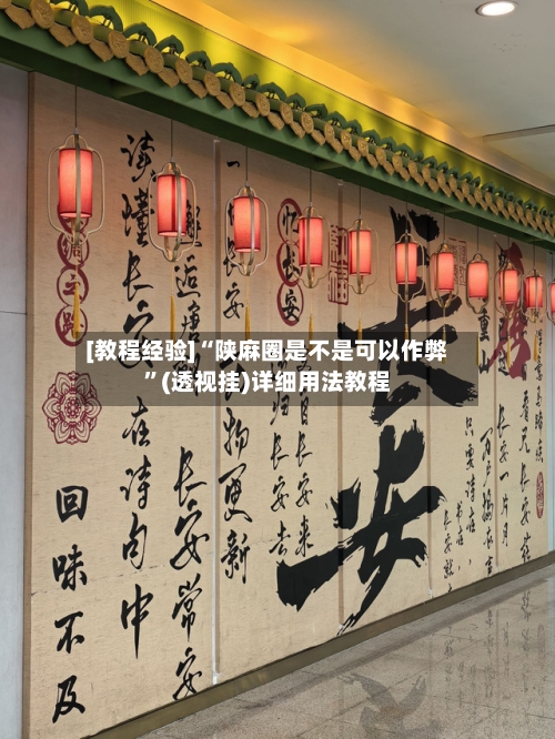 [教程经验]“陕麻圈是不是可以作弊”(透视挂)详细用法教程-第2张图片