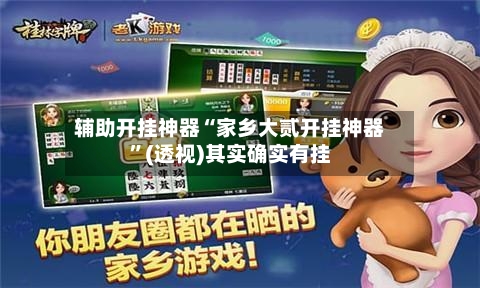 辅助开挂神器“家乡大贰开挂神器”(透视)其实确实有挂-第2张图片