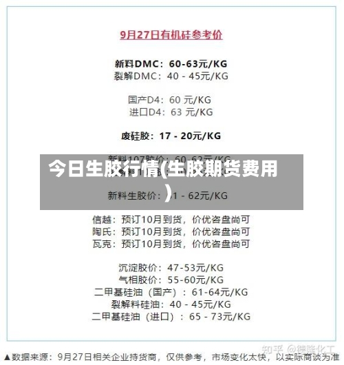 今日生胶行情(生胶期货费用)-第2张图片