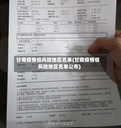 甘南疫情低风险地区名单(甘南疫情低风险地区名单公布)-第3张图片