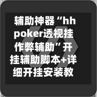 辅助神器“hhpoker透视挂作弊辅助”开挂辅助脚本+详细开挂安装教程-第3张图片