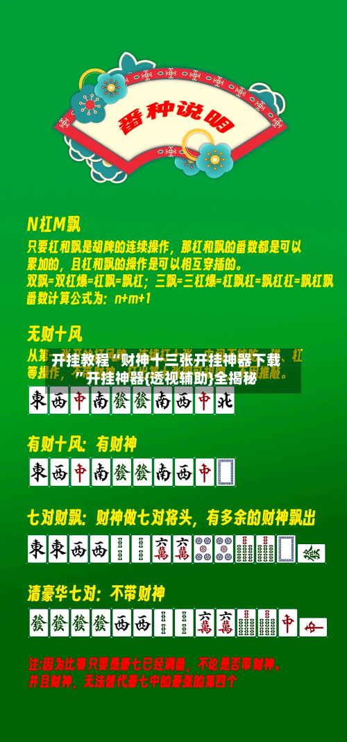 开挂教程“财神十三张开挂神器下载”开挂神器{透视辅助}全揭秘-第2张图片