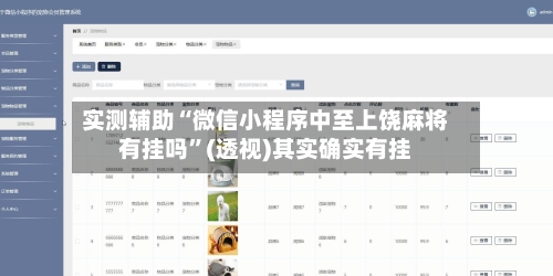 实测辅助“微信小程序中至上饶麻将有挂吗”(透视)其实确实有挂