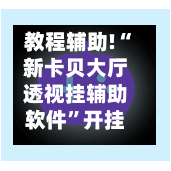 教程辅助!“新卡贝大厅透视挂辅助软件”开挂(透视)辅助教程