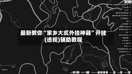 最新教你“家乡大贰外挂神器	”开挂(透视)辅助教程-第2张图片