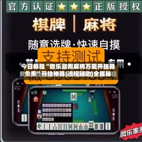今日教程“微乐湖南麻将万能开挂器免费”开挂神器{透视辅助}全揭秘-第3张图片