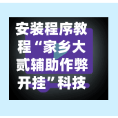 安装程序教程“家乡大贰辅助作弊开挂”科技辅助神器手机版-第2张图片