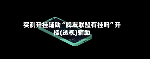 实测开挂辅助“牌友联盟有挂吗”开挂(透视)辅助-第3张图片