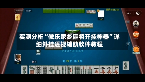 实测分析“微乐家乡麻将开挂神器”详细外挂透视辅助软件教程-第3张图片