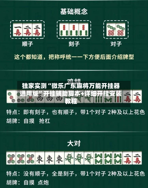 独家实测“微乐广东麻将万能开挂器通用版”开挂辅助脚本+详细开挂安装教程-第3张图片