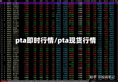 pta即时行情/pta现货行情