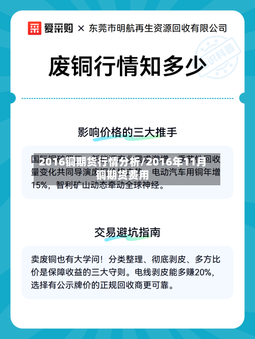 2016铜期货行情分析/2016年11月铜期货费用
