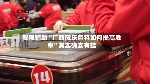教程辅助“广西微乐麻将如何提高胜率	”其实确实有挂-第2张图片