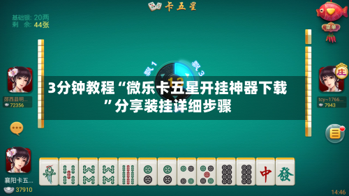 3分钟教程“微乐卡五星开挂神器下载”分享装挂详细步骤