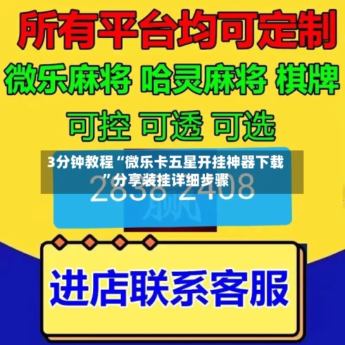 3分钟教程“微乐卡五星开挂神器下载”分享装挂详细步骤-第2张图片