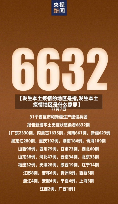 【发生本土疫情的地区是指,发生本土疫情地区是什么意思】-第2张图片