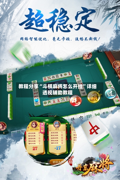 教程分享“斗棋麻将怎么开挂	”详细透视辅助教程-第2张图片