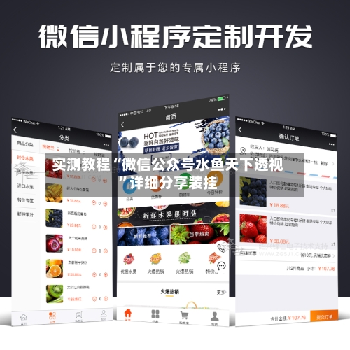 实测教程“微信公众号水鱼天下透视”详细分享装挂