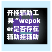 开挂辅助工具“wepoker是否存在辅助挂辅助工具插件”透视挂!详细分享装挂步骤