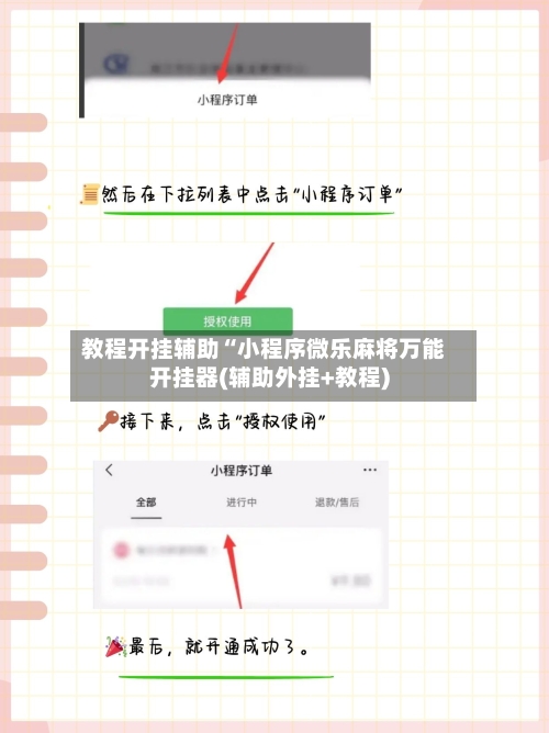 教程开挂辅助“小程序微乐麻将万能开挂器(辅助外挂+教程)-第2张图片