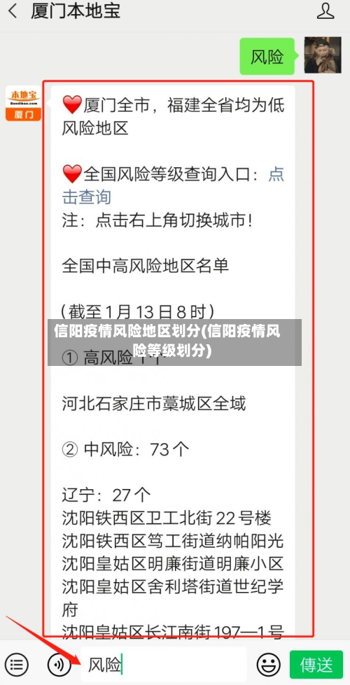 信阳疫情风险地区划分(信阳疫情风险等级划分)-第2张图片