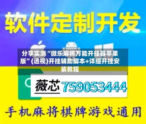 分享实测“微乐麻将万能开挂器苹果版”(透视)开挂辅助脚本+详细开挂安装教程-第3张图片
