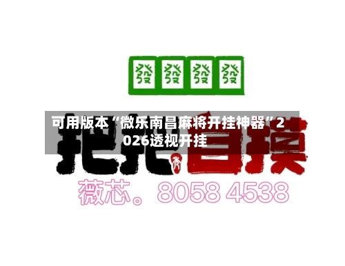 可用版本“微乐南昌麻将开挂神器”2026透视开挂-第3张图片