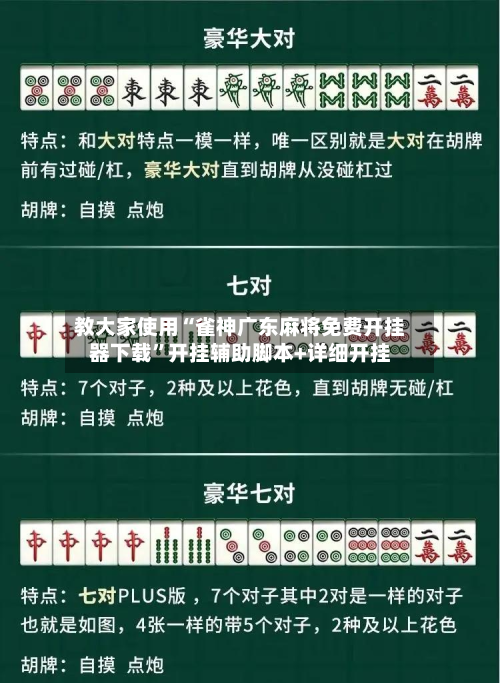 教大家使用“雀神广东麻将免费开挂器下载”开挂辅助脚本+详细开挂