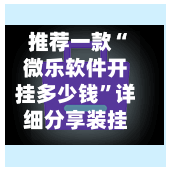 推荐一款“微乐软件开挂多少钱”详细分享装挂步骤!-第2张图片