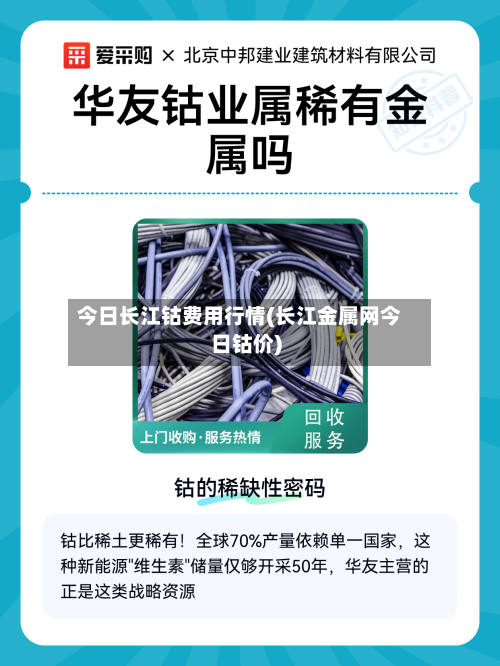 今日长江钴费用行情(长江金属网今日钴价)