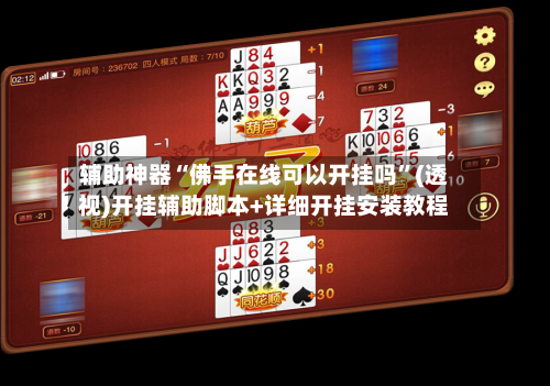 辅助神器“佛手在线可以开挂吗”(透视)开挂辅助脚本+详细开挂安装教程