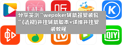 分享实测“wepoker辅助器安装包”(透视)开挂辅助脚本+详细开挂安装教程-第3张图片