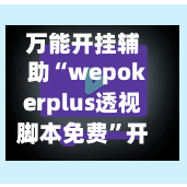 万能开挂辅助“wepokerplus透视脚本免费”开挂辅助脚本+详细开挂安装教程-第3张图片