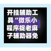 开挂辅助工具“微乐小程序捉老麻子辅助器免费”科技辅助神器手机版教程-第3张图片