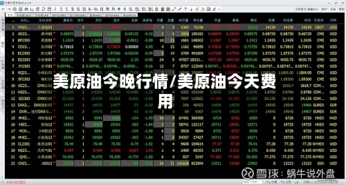 美原油今晚行情/美原油今天费用-第2张图片