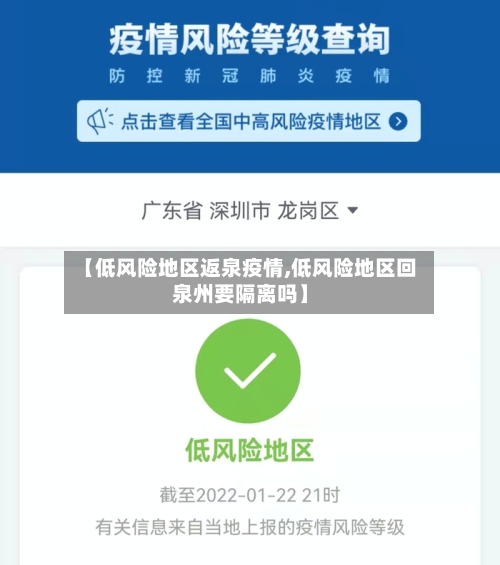 【低风险地区返泉疫情,低风险地区回泉州要隔离吗】-第2张图片