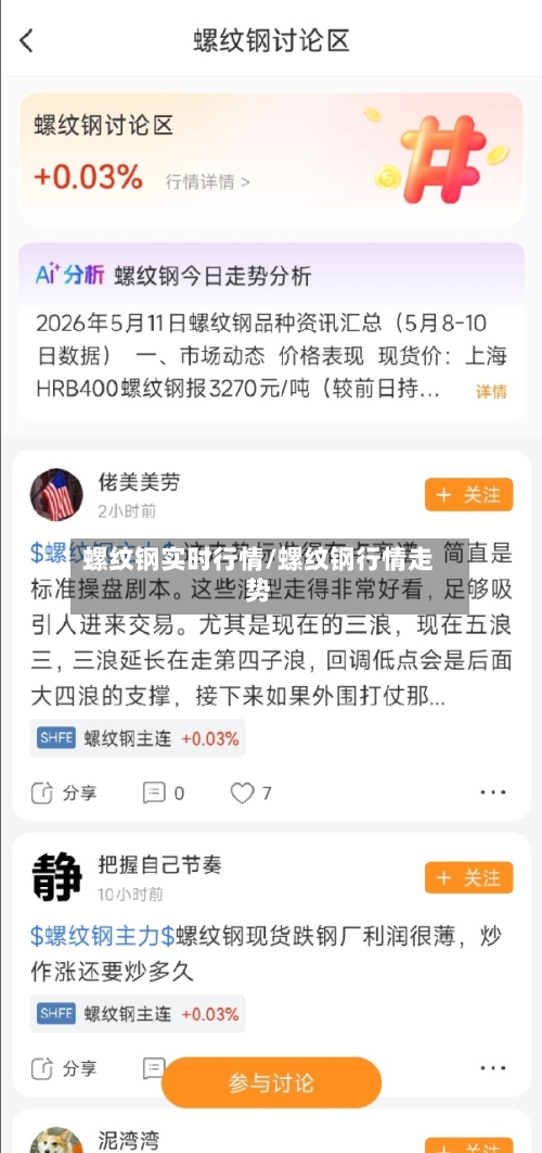 螺纹钢实时行情/螺纹钢行情走势-第2张图片