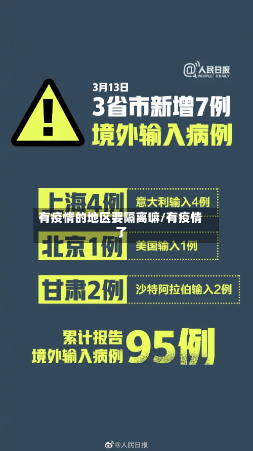 有疫情的地区要隔离嘛/有疫情了-第3张图片