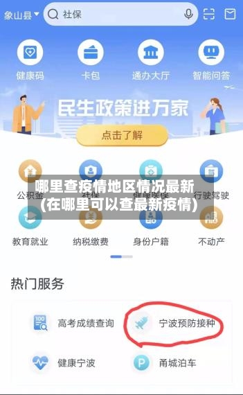 哪里查疫情地区情况最新(在哪里可以查最新疫情)-第2张图片